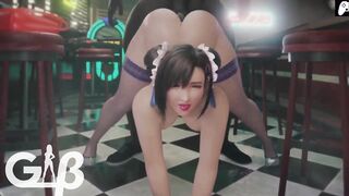 (4K) Milfs enjoy jerking giant cocks with their feet and get ass fucked hard to orgasm | Hentai 3D - 2 image