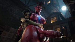 Amazonium - Big Booty whore goes crazy on a 10 inch Cock gets pounded by a big cock in harcore sex - 5 image