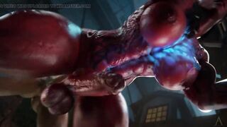 Amazonium - Big Booty whore goes crazy on a 10 inch Cock gets pounded by a big cock in harcore sex