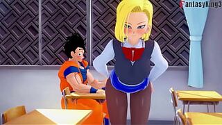 Dragon Ball ZEX 2 | Android 18 fucking in bikini and android 21.... Trailer | Watch this and others 1 hr espisodes on Sheer or PTRN: Fantasyking3 - 1 image