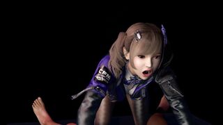 3D sexy petite college slut with sexy feet teasing the big cock to fuck her pussy - 6 image