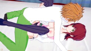 Ryouko Mikado and Tearju Lunatique and Rito Yuki intense sex. - To Love Ru Hentai - 6 image