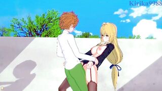 Ryouko Mikado and Tearju Lunatique and Rito Yuki intense sex. - To Love Ru Hentai - 9 image