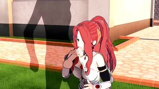 While She Doing job Fucked by Invisible Boyfrend in public - 2 image