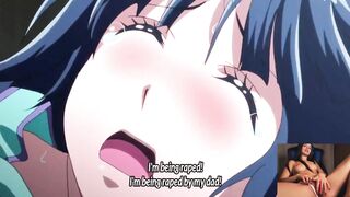 StepDad punishes his daughter's hole (uncensored hentai English subtitles) - 2 image