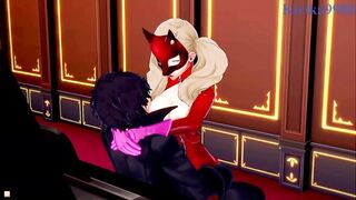 Futaba Sakura and Ann Takamaki and Ren Amamiya intense sex. - Persona 5 Hentai - 8 image