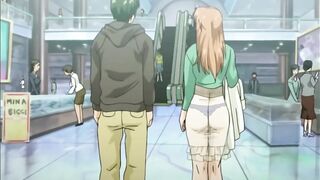 Hentai - Fucking my Step Mom in the Store Fitting Room [Uncensored] [Subtitled] - 2 image