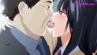 Teenage Brunette Sex In The Classroom [ HENTAI ]