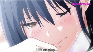 Teenage Brunette Sex In The Classroom [ HENTAI ] - 9 image