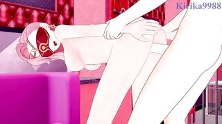 Babel and Charlotte and Aether intense sex. - Genshin Impact Hentai - 5 image