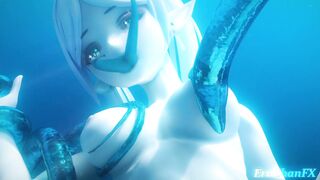 Freezing underwater fuck - 10 image