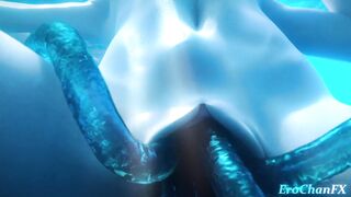 Freezing underwater fuck - 2 image