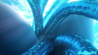 Freezing underwater fuck - 4 image