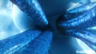 Freezing underwater fuck