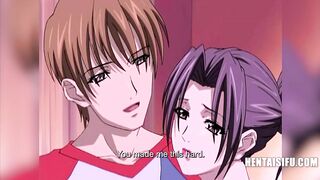 HENTAI - Please Stepson... DONT LEAVE ME! - 9 image