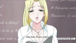 HENTAI - Teachers English Lesson Interrupted