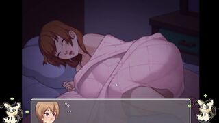 [Hentai Game] Daily life of my countryside -Spanish- (Part 5) Blowjob in the bathroom and I take a shower with her - 4 image