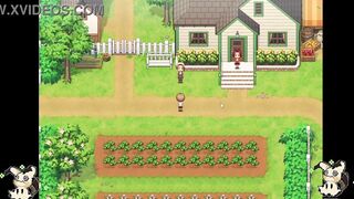 [Hentai Game] Daily life of my countryside -Spanish- (Part 5) Blowjob in the bathroom and I take a shower with her - 6 image