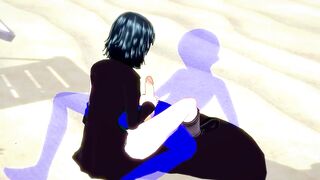 One Punch Man Hentai - Fubuki Handjob and fucked - Japanese Asian Manga Anime Film Game Porn - 3 image