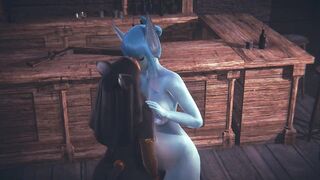 Furry Hentai Pokemon - Glaceon Hardsex with Anubis the dog - Japanese Asian Manga Anime Film Game Porn - 10 image