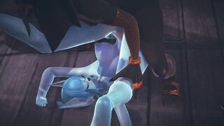 Furry Hentai Pokemon - Glaceon Hardsex with Anubis the dog - Japanese Asian Manga Anime Film Game Porn - 4 image