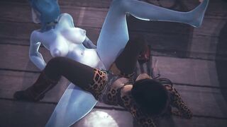 Furry Hentai Pokemon - Glaceon Hardsex with Anubis the dog - Japanese Asian Manga Anime Film Game Porn - 8 image