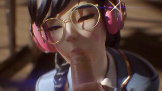 3D Compilation: Overwatch School Uniform Dva Blowjob Anal Fucked In Classroom Uncensored Hentai - 3 image