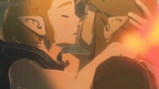 botw Princess Zelda is fucked by a monster. - 8 image