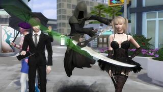 d. Note Porn Light Fucks Misa Beside The Grim Reaper Emo Teen Anime Hentai - 10 image
