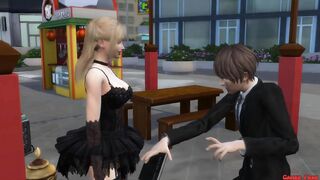 d. Note Porn Light Fucks Misa Beside The Grim Reaper Emo Teen Anime Hentai - 3 image