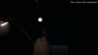 Big Titty Goth Girl fucks hard cock Hentai - 5 image