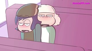 Gumball Futanari Cartoon Sex On The Bus - UNCENSORED - 5 image