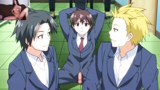 Horny vampire fucking three students (uncensored hentai English subtitles) - 5 image