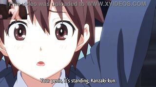 Horny vampire fucking three students (uncensored hentai English subtitles) - 7 image