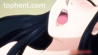 Pretty 18yo woman shocked by the size! Subtitled Hentai - 8 image