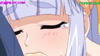 gets her first encounter with stepbrother/hentai without being censored - 2 image