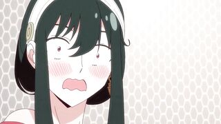 Busty Naked Step Sister Wants To Wash The Back of Stepbro - HENTAI X Family (UNCENSORED)