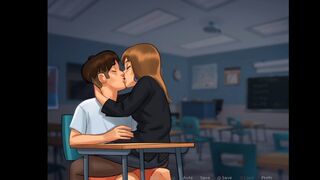 Summertime Saga Kissing Miss Bissette - Gameplay Part 20 - 1 image