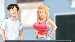 Summertime Saga Kissing Miss Bissette - Gameplay Part 20 - 2 image