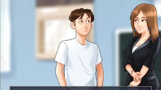 Summertime Saga Kissing Miss Bissette - Gameplay Part 20 - 4 image