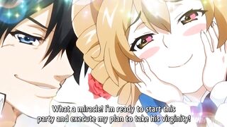 Hentai - Step mom and Step Daughter Fucking Together in an Orgy [Subtitled] - 2 image