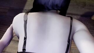 3D Sexy Teacher Feel so Horny Sit on the Big Dick in Classroom - 10 image