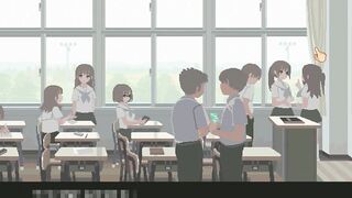 Cute 18 college lady in 6th month for you and me new hentai game - 4 image