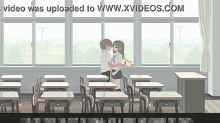 Cute 18 college lady in 6th month for you and me new hentai game - 6 image