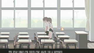 Cute 18 college lady in 6th month for you and me new hentai game - 8 image