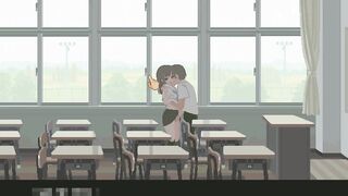 Cute 18 college lady in 6th month for you and me new hentai game - 9 image