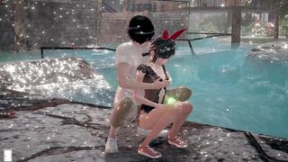 Hentai anime game having fun playing my little sister - 9 image