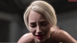 Shadows 03 - Deep anal fisting and gaping ass, a Sexy MILF Put Her Hand into Her Friend's ANUS - 3D Porn Games - 5 image