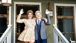 Horny frat boy fucks his uncle's new cute nerdy wife - 3 image