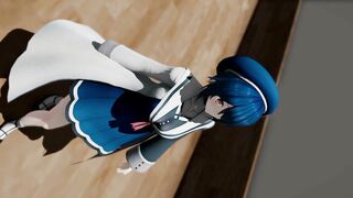 Otdmtmk Vtuber Time Stop Hentai Mmd 3D Blue Hair Color Edit Smixix - 3 image